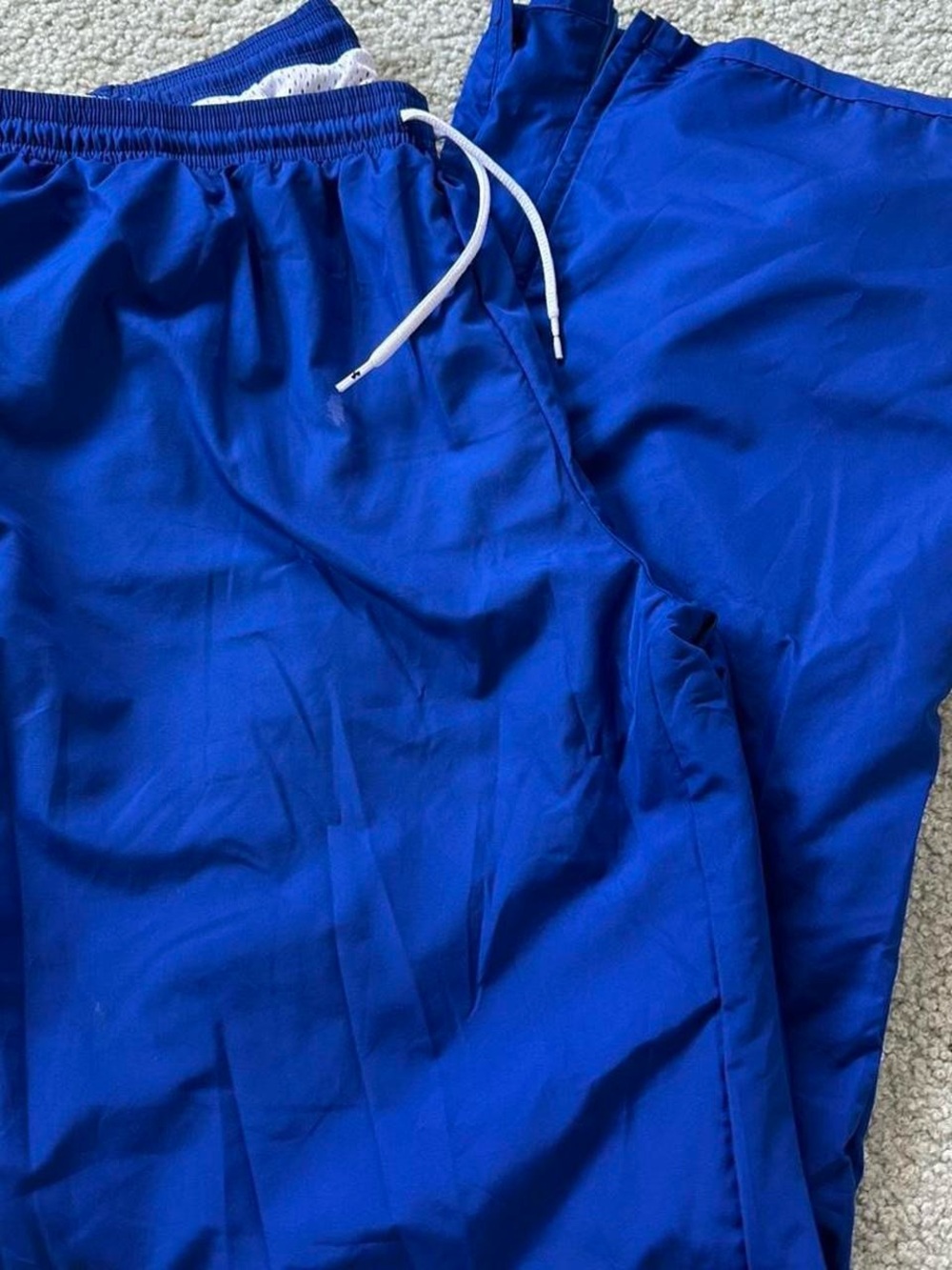 Electric Blue Drawstring Athletic Pants SIZE LARGE